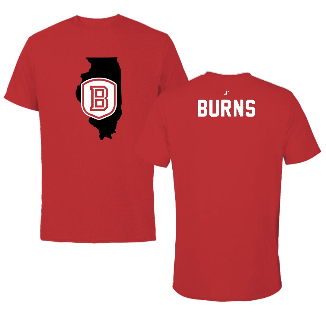 Bradley University TF and XC Red State Tee - Oliver Burns