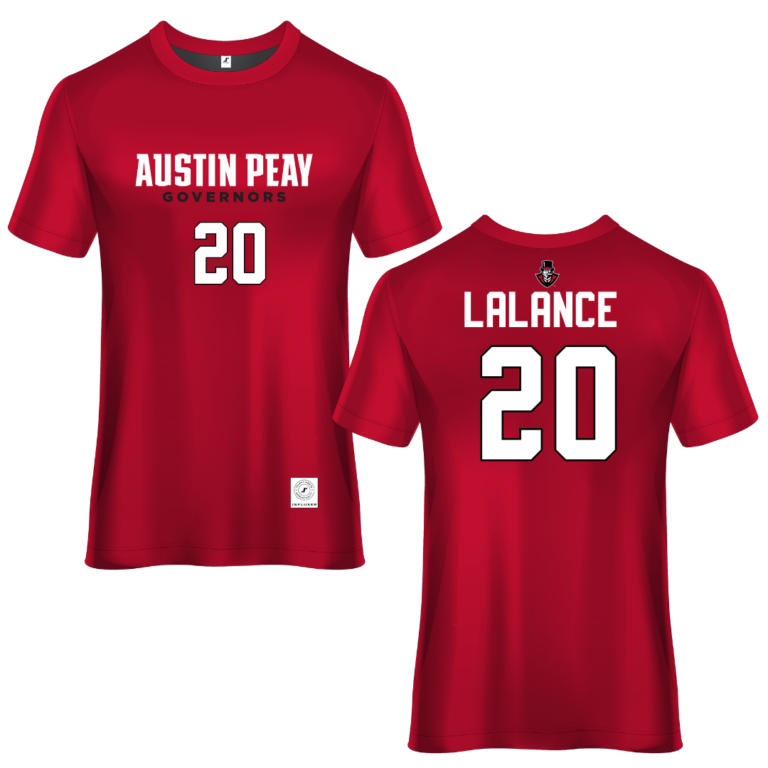 Austin Peay State University Red Soccer Jersey - #20 Alison LaLance