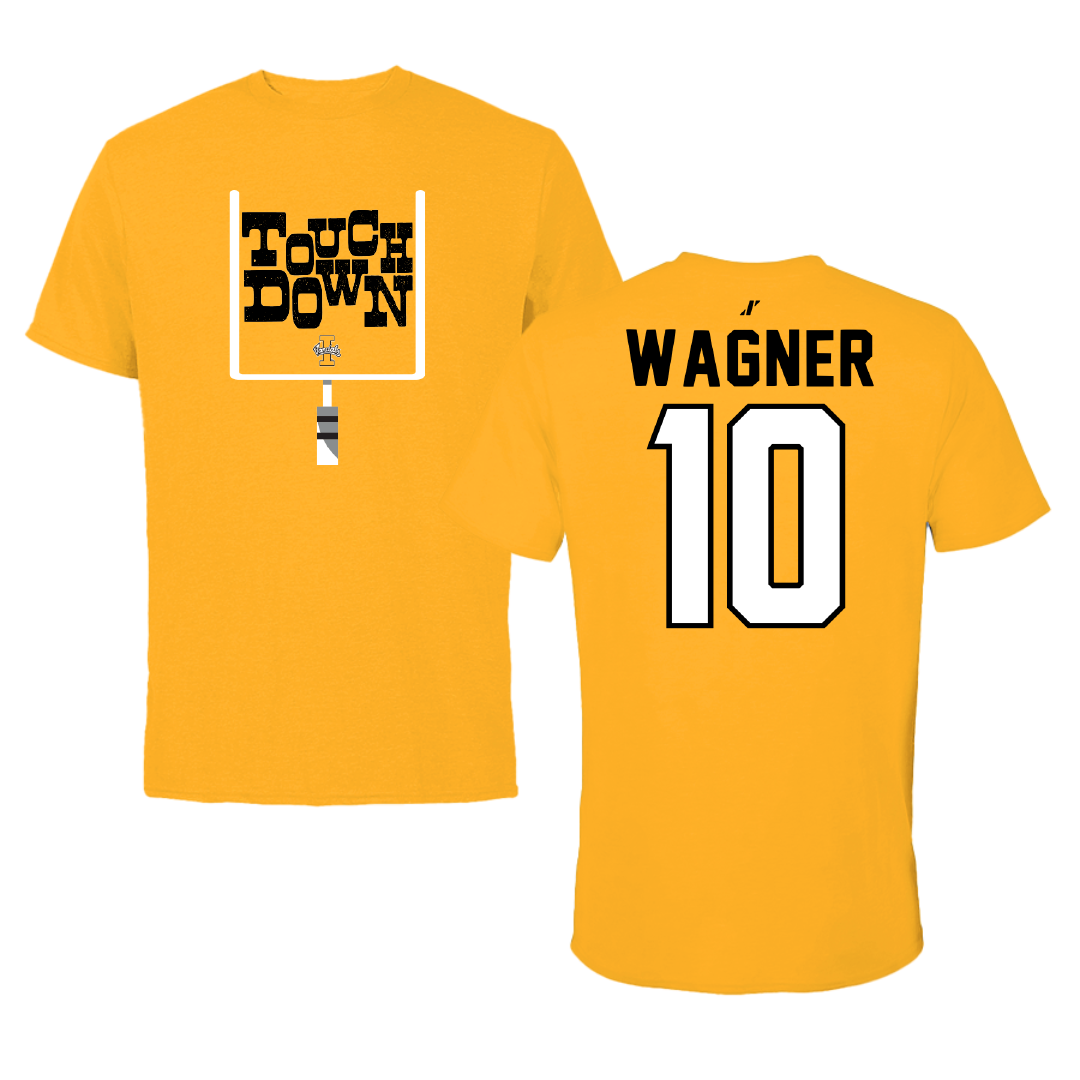 University of Idaho Football Gold Touchdown Tee - #10 Jack Wagner