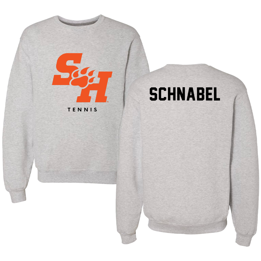 Sam Houston State University Tennis Gray Crewneck - Jacqueline Schnabel