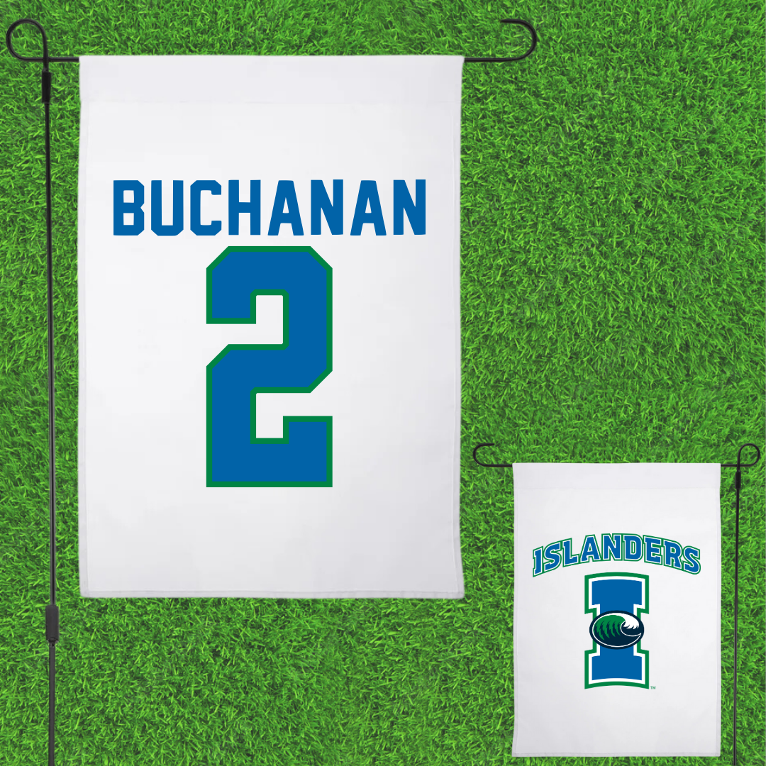 Texas A&M University-Corpus Christi Volleyball White Garden Flag - #2 Kenna Buchanan