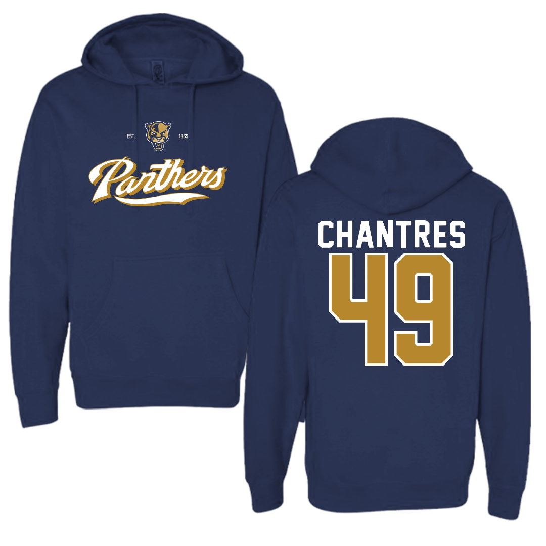 Florida International University Baseball Navy General Hoodie - #49 Lucas Chantres