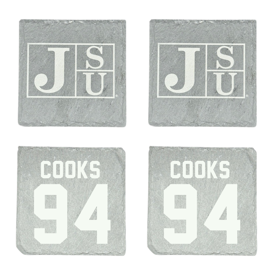 Jackson State University Football Stone Coaster (4 Pack)  - #94 Stanley Cooks