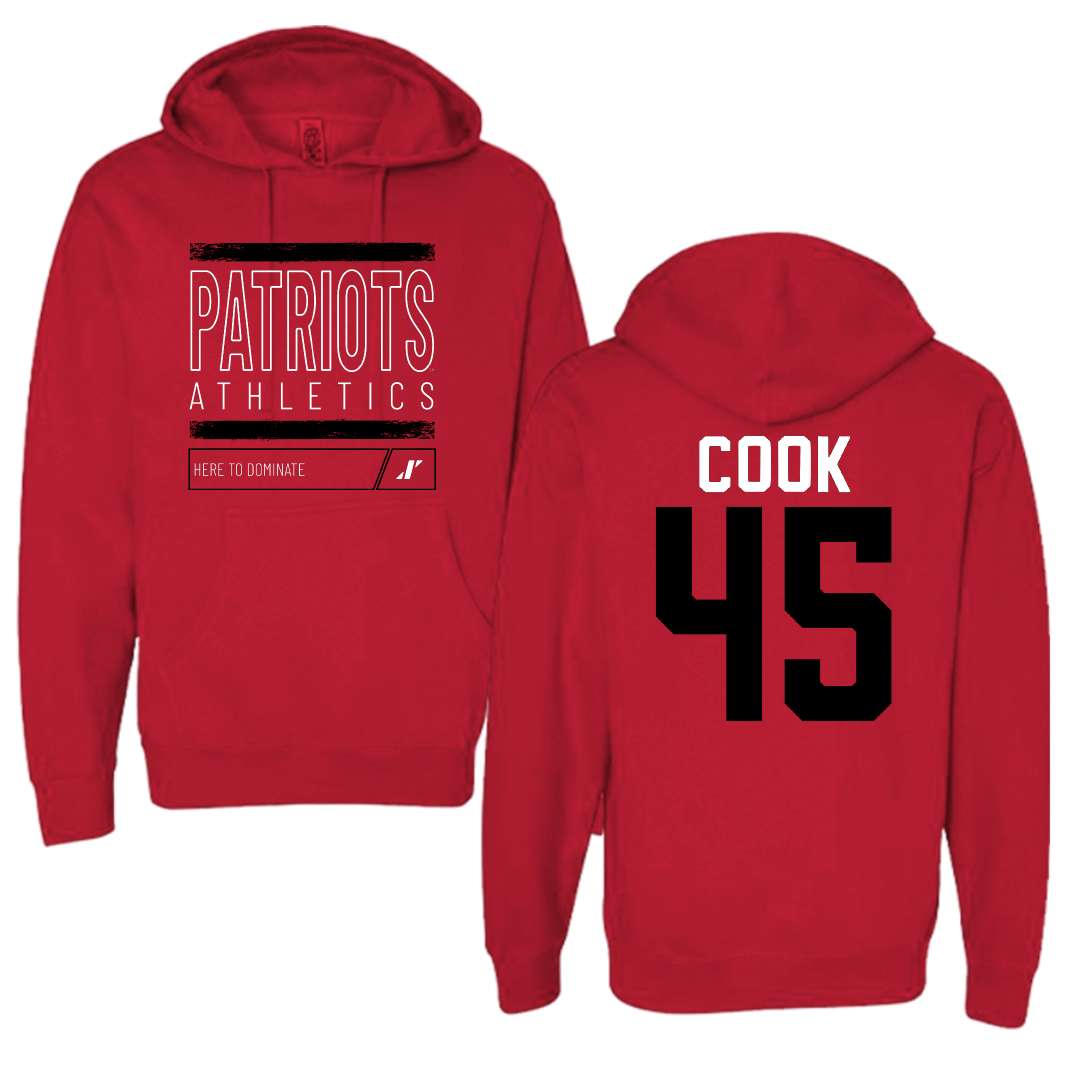 Dallas Baptist University STUNT Red Dominate Hoodie - #45 Janae Cook