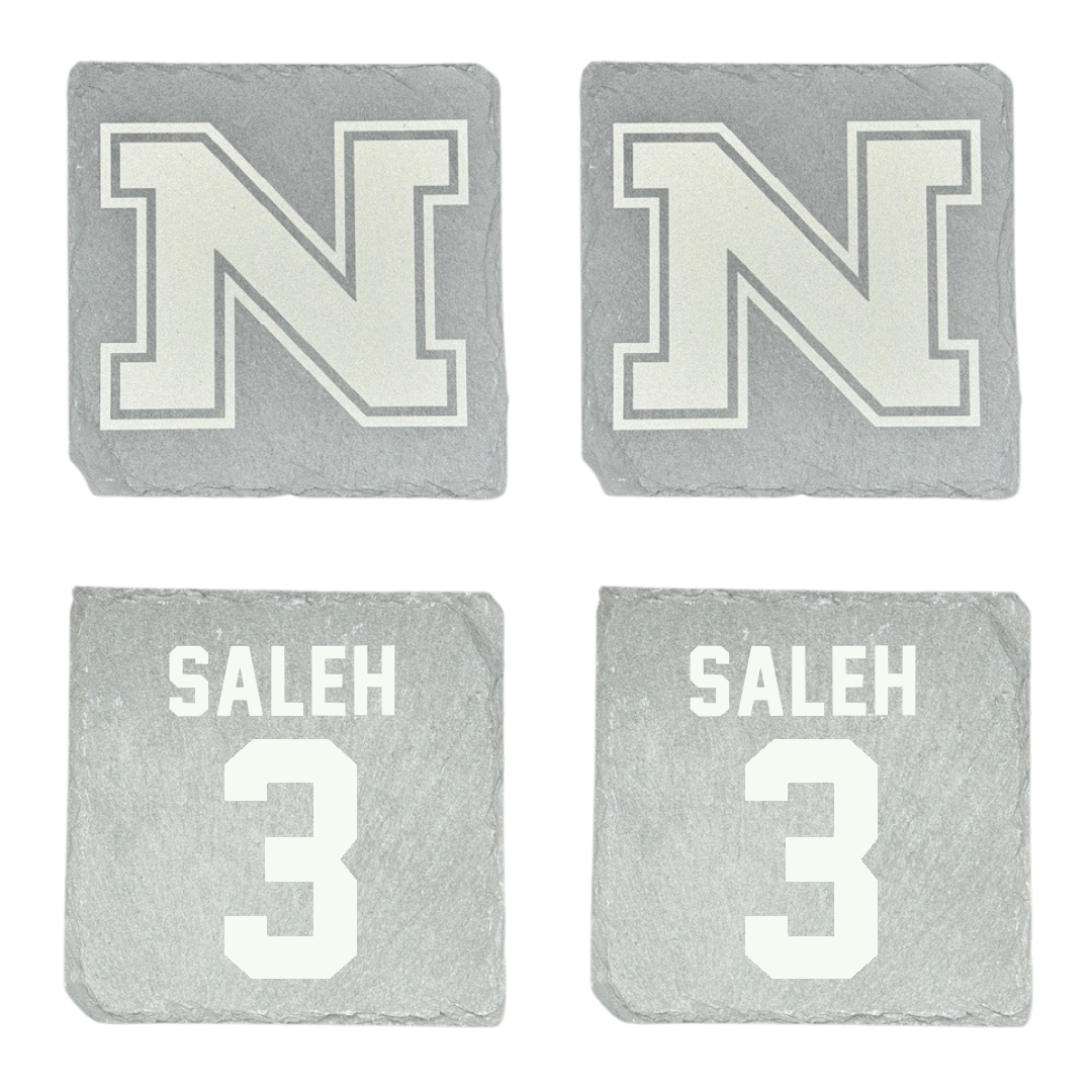 Northern Michigan University Football Stone Coaster (4 Pack)  - #3 Adam Saleh