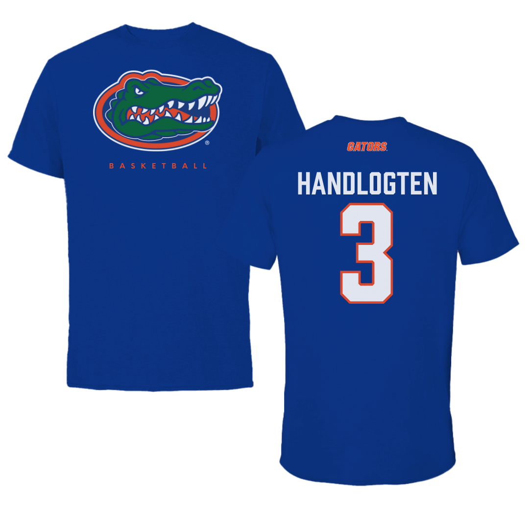 University of Florida Basketball Blue Tee - #3 Micah Handlogten