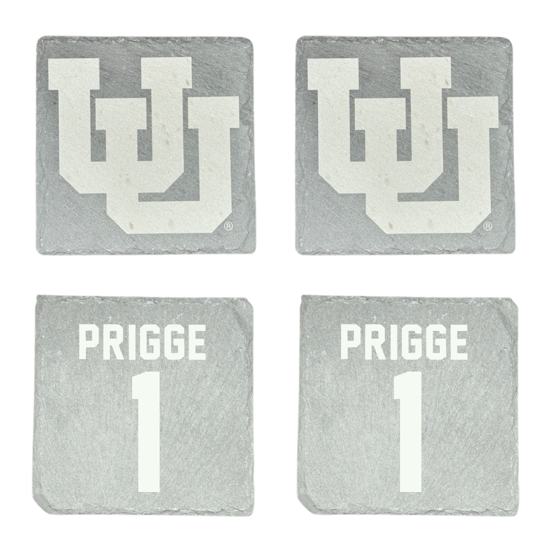 University of Utah Soccer Stone Coaster (4 Pack)  - #1 Taylor Prigge