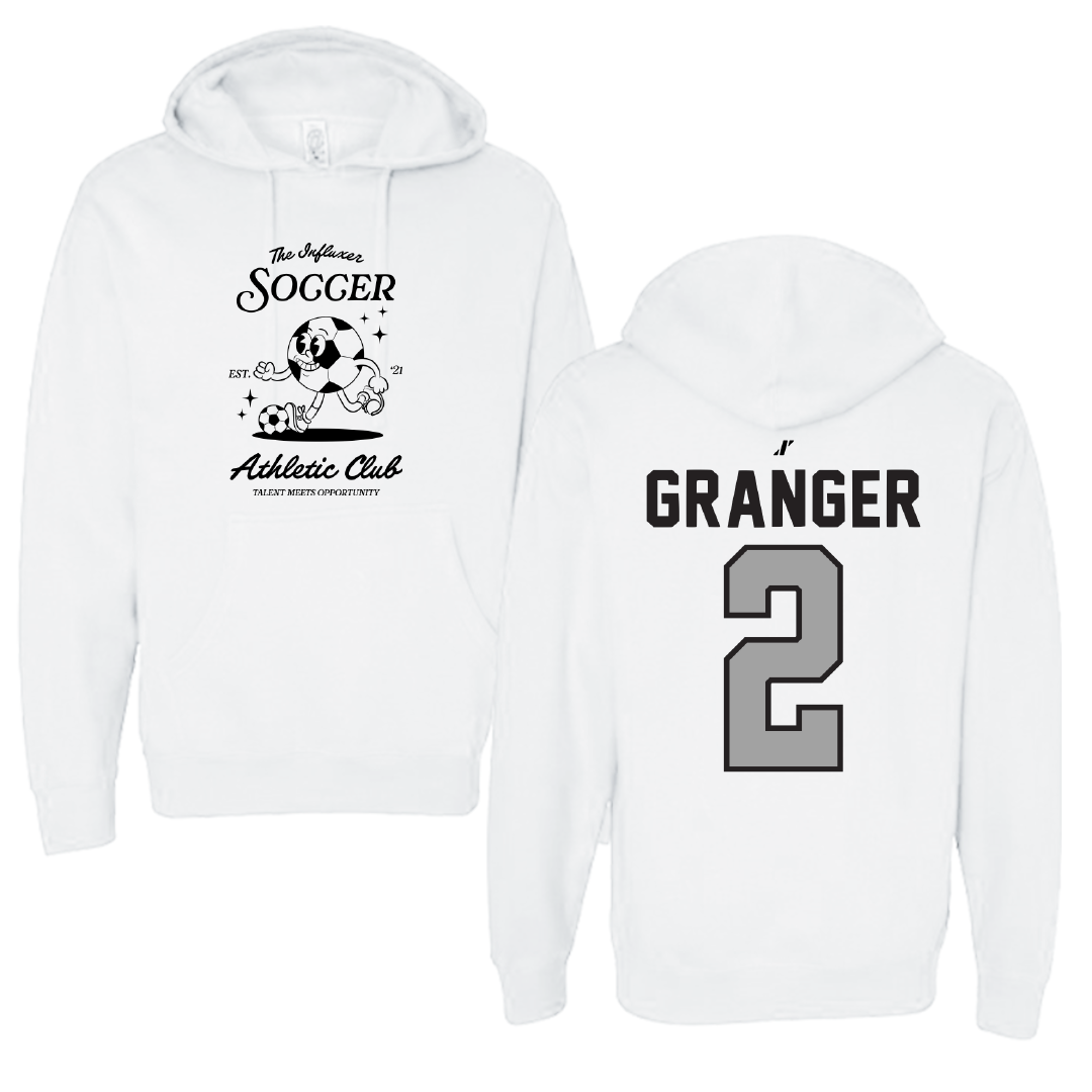 Soccer White Influxer Athletic Club Hoodie - #2 Maryn Granger