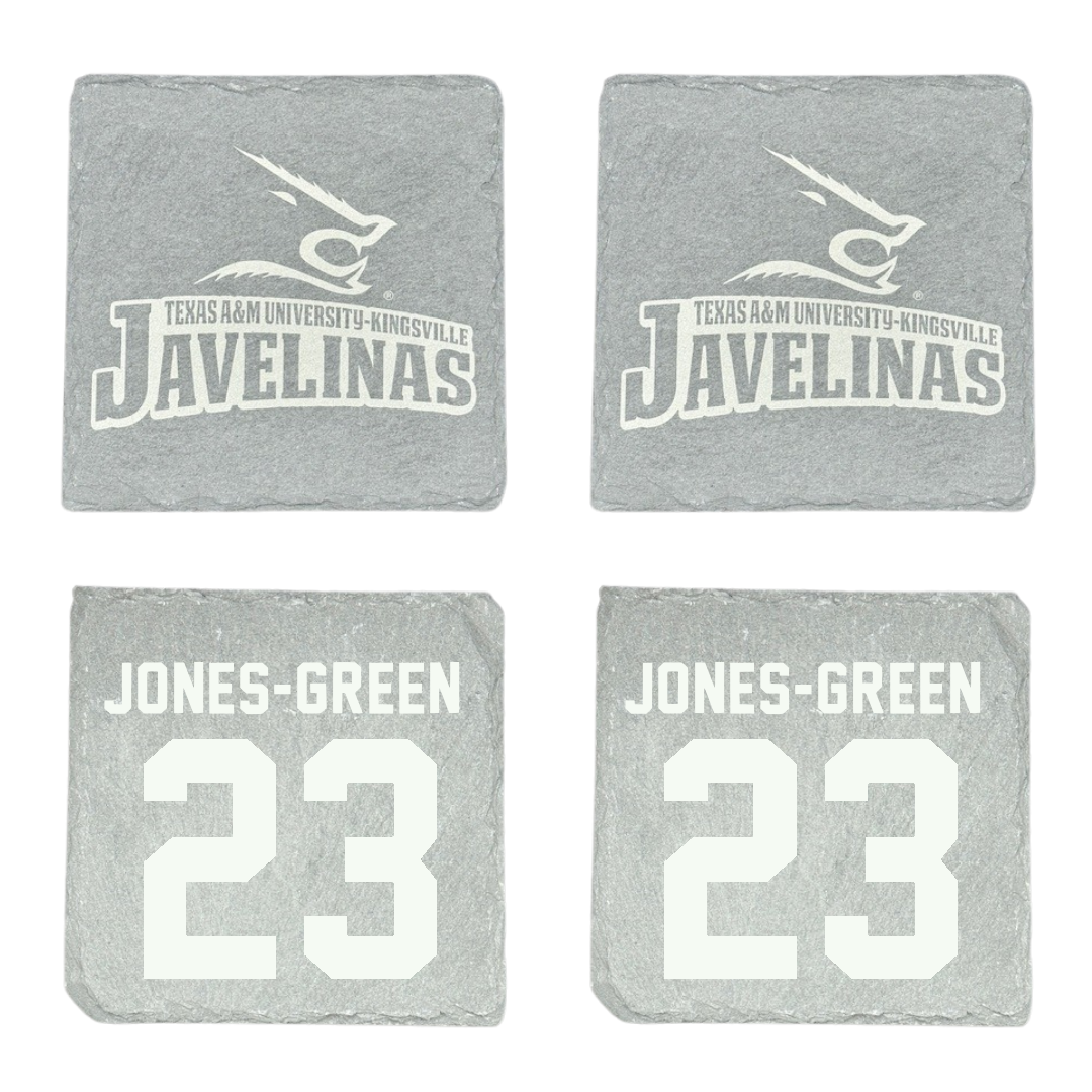 Texas A&M University-Kingsville Basketball Stone Coaster (4 Pack)  - #23 Marcus Jones-Green