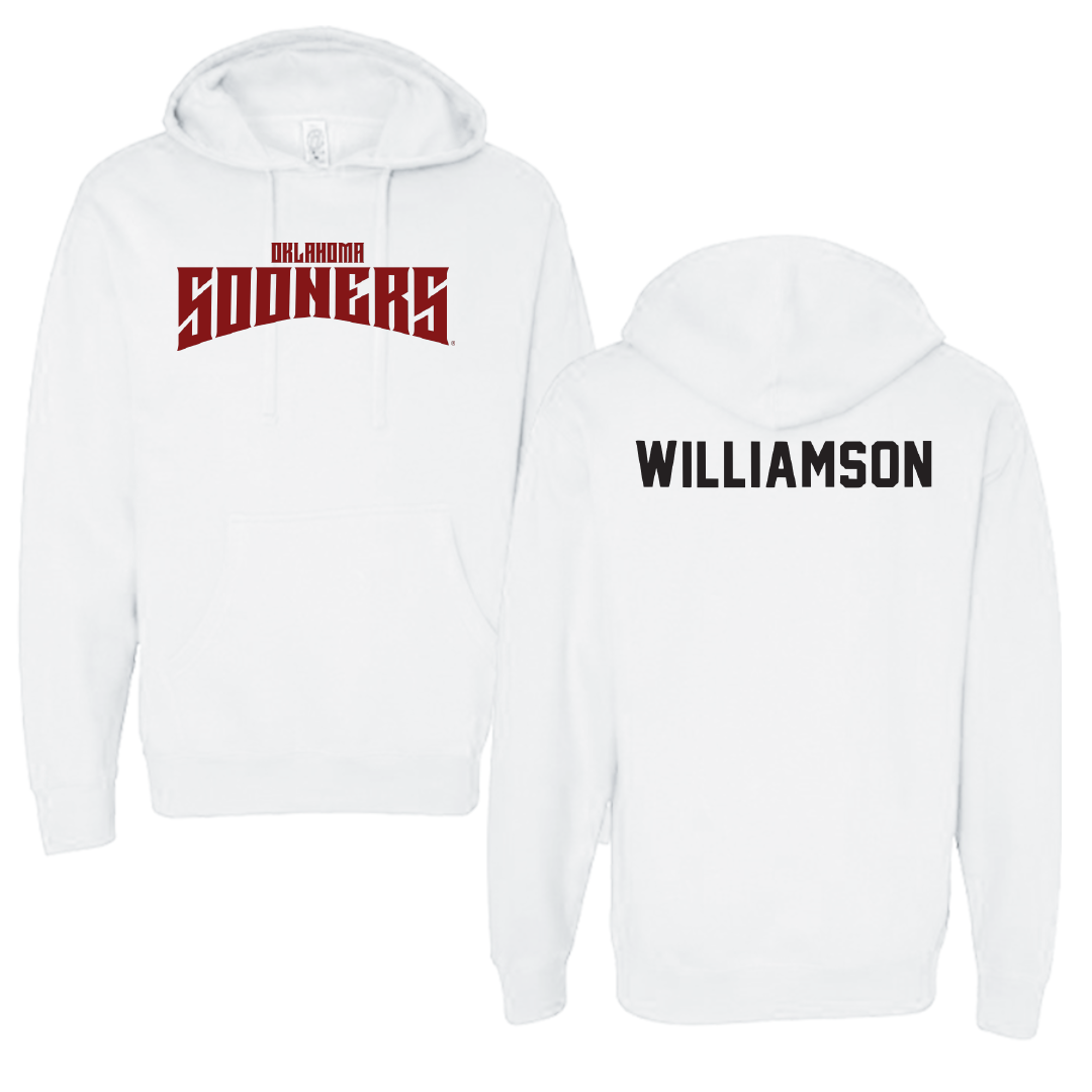 University of Oklahoma TF and XC White Classic Hoodie - Grace Williamson