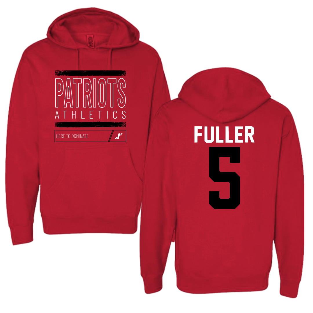 Dallas Baptist University Volleyball Red Dominate Hoodie - #5 Delaney Fuller