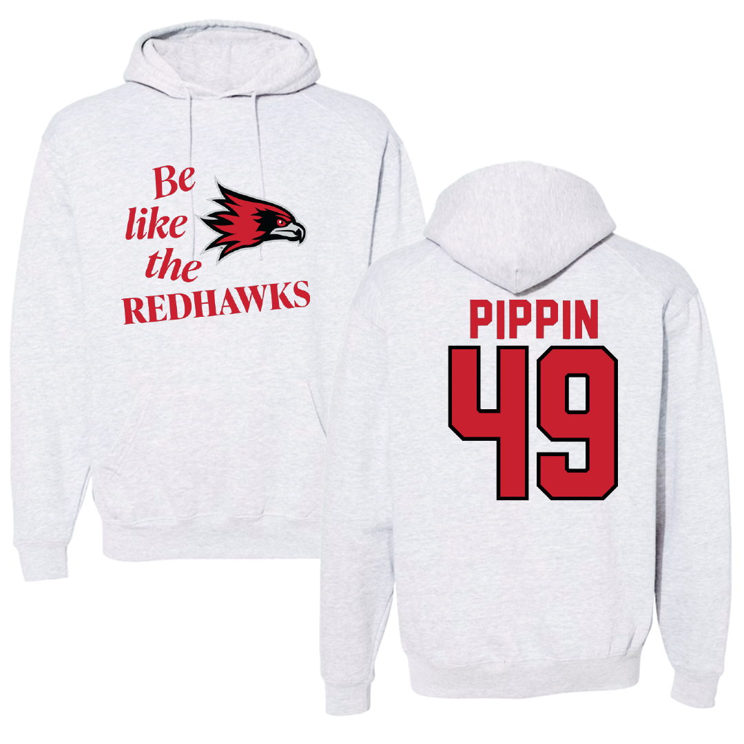 Southeast Missouri State University Football Light Gray Be Like Us Hoodie - #49 DC Pippin