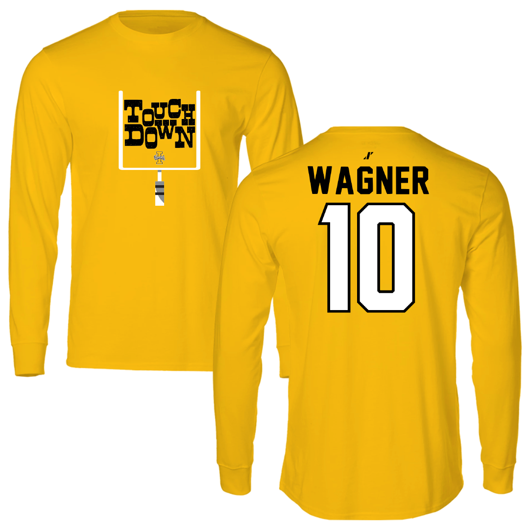 University of Idaho Football Gold Touchdown Performance Long Sleeve - #10 Jack Wagner