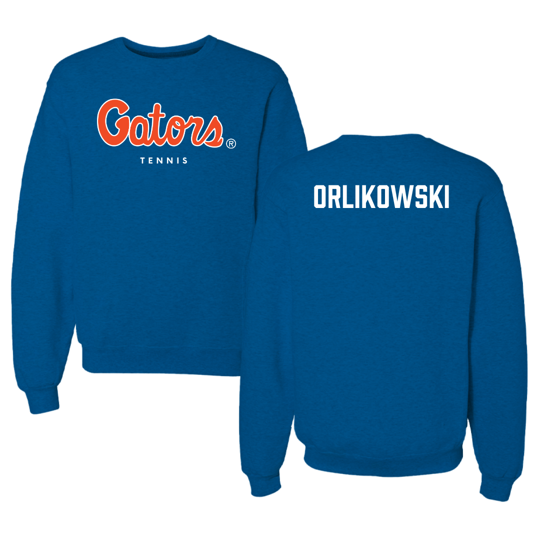 University of Florida Tennis Royal Blue Crewneck - Olek Orlikowski