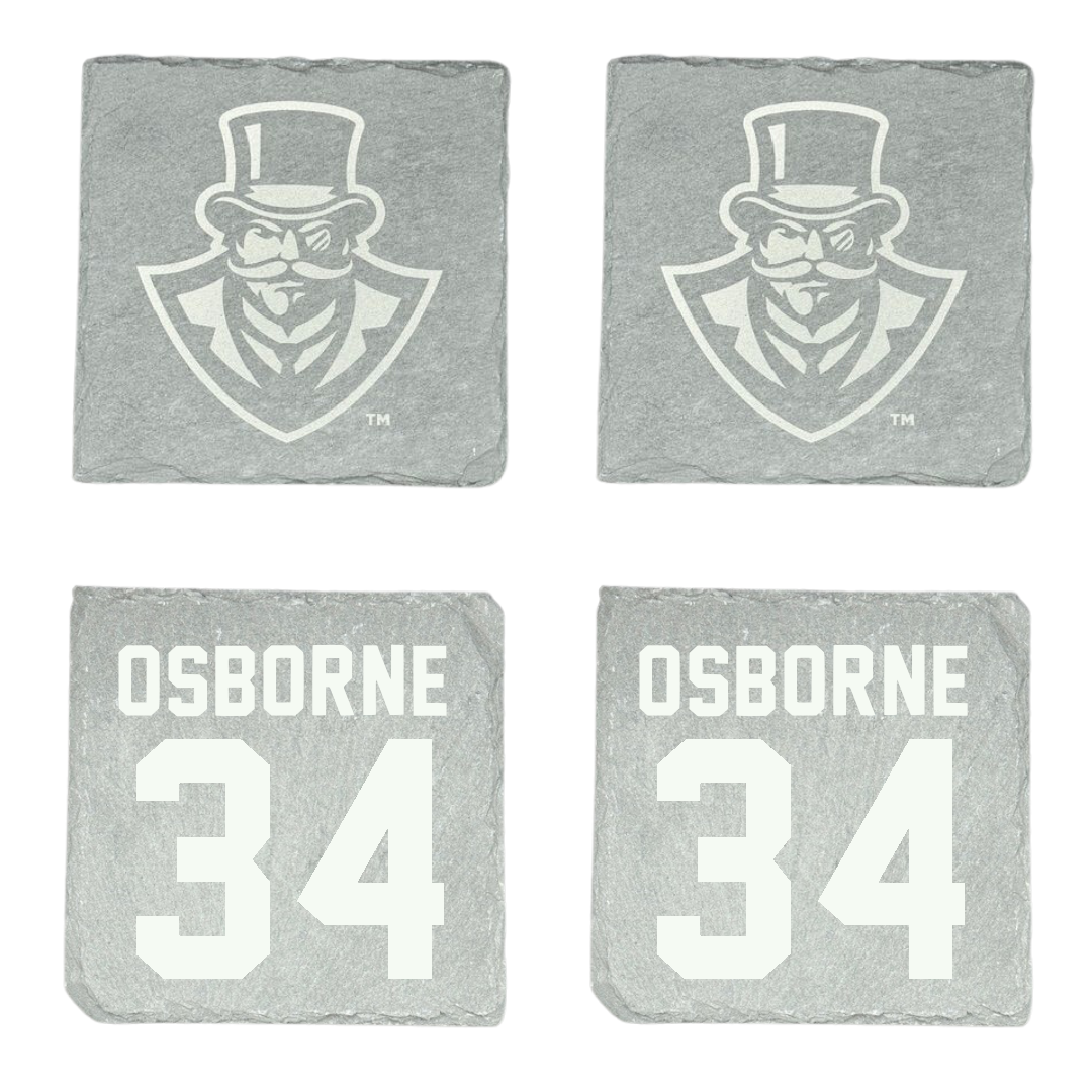 Austin Peay State University Football Stone Coaster (4 Pack)  - #34 Jahlin Osborne