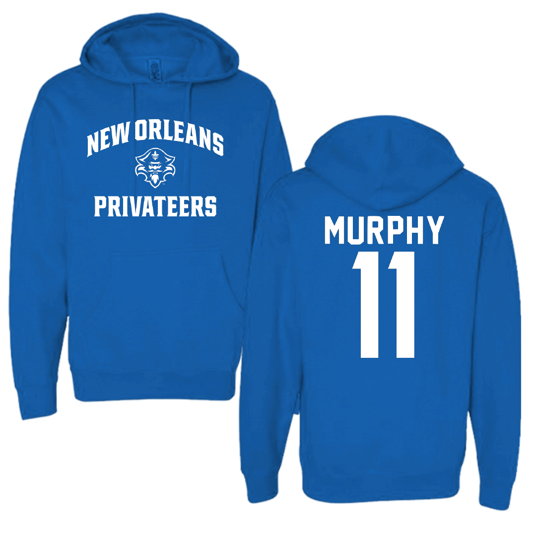 University of New Orleans Basketball Blue General Hoodie - #11 Preston Murphy