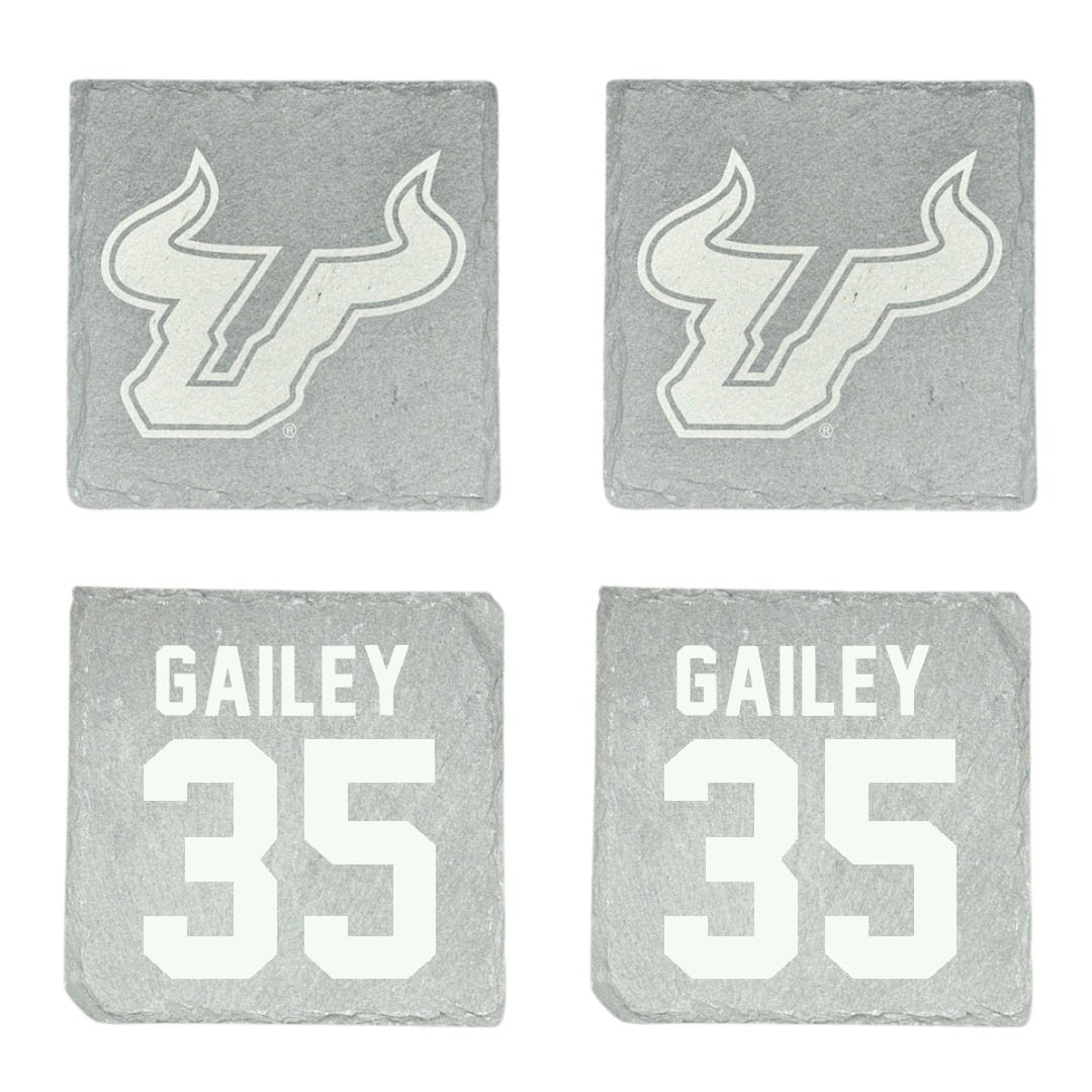 University of South Florida Baseball Stone Coaster (4 Pack)  - #35 Lawson Gailey