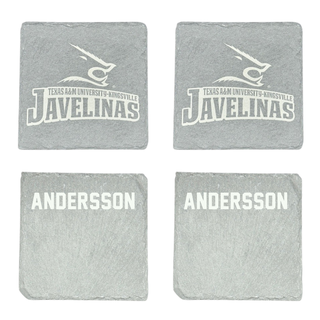 Texas A&M University-Kingsville Tennis Stone Coaster (4 Pack)  - Annika Andersson
