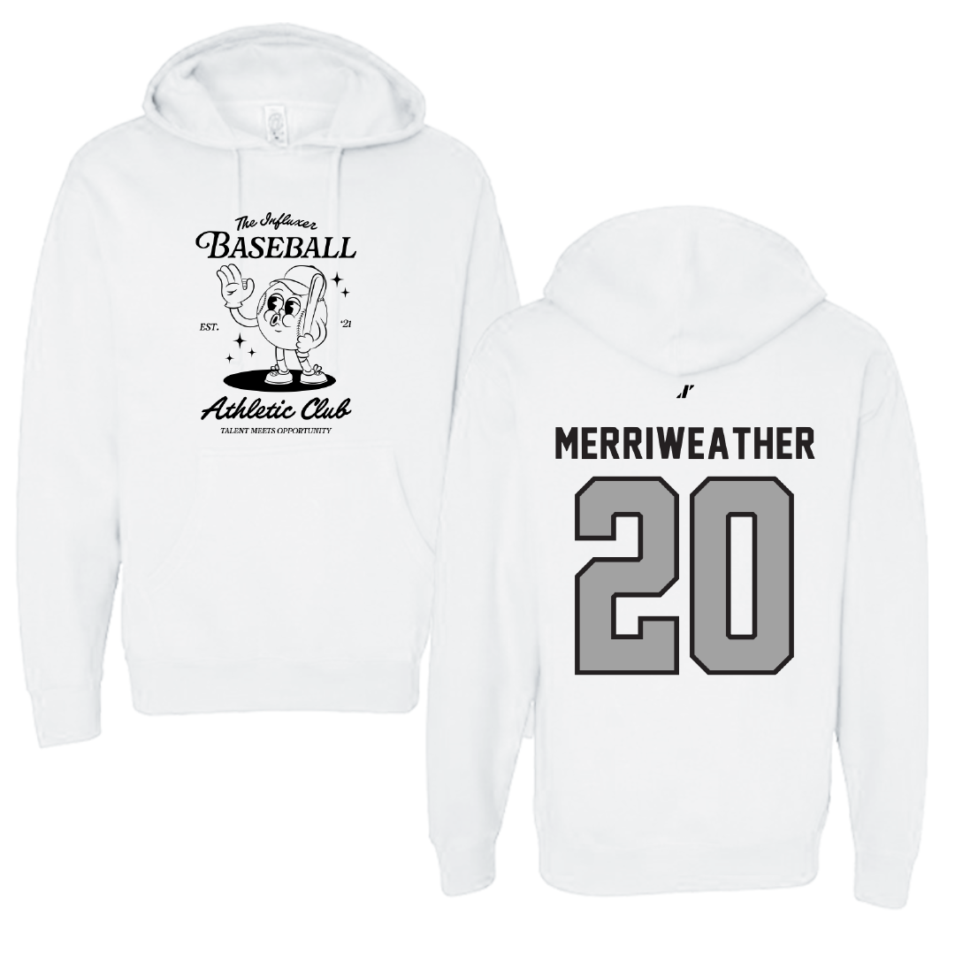 Baseball White Influxer Athletic Club Hoodie - #20 DJ Merriweather