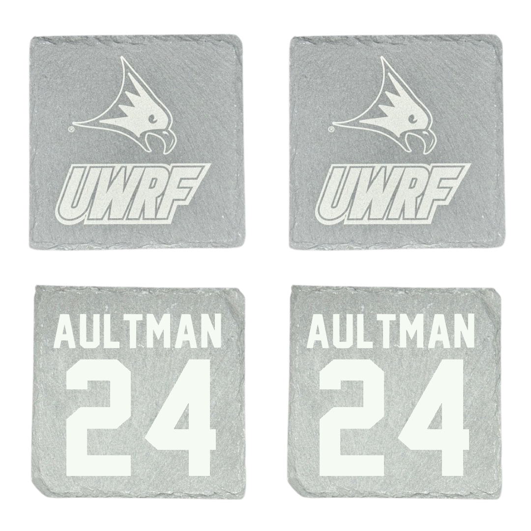 University of Wisconsin-River Falls Softball Stone Coaster (4 Pack)  - #24 Kelly Aultman