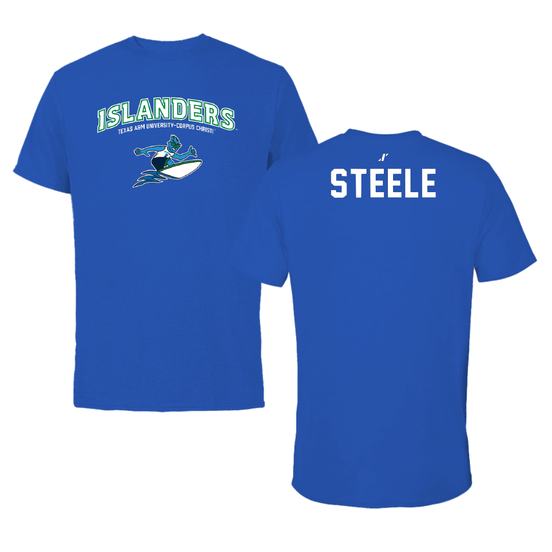 Texas A&M University-Corpus Christi TF and XC Blue General Performance Tee - Yasmine Steele