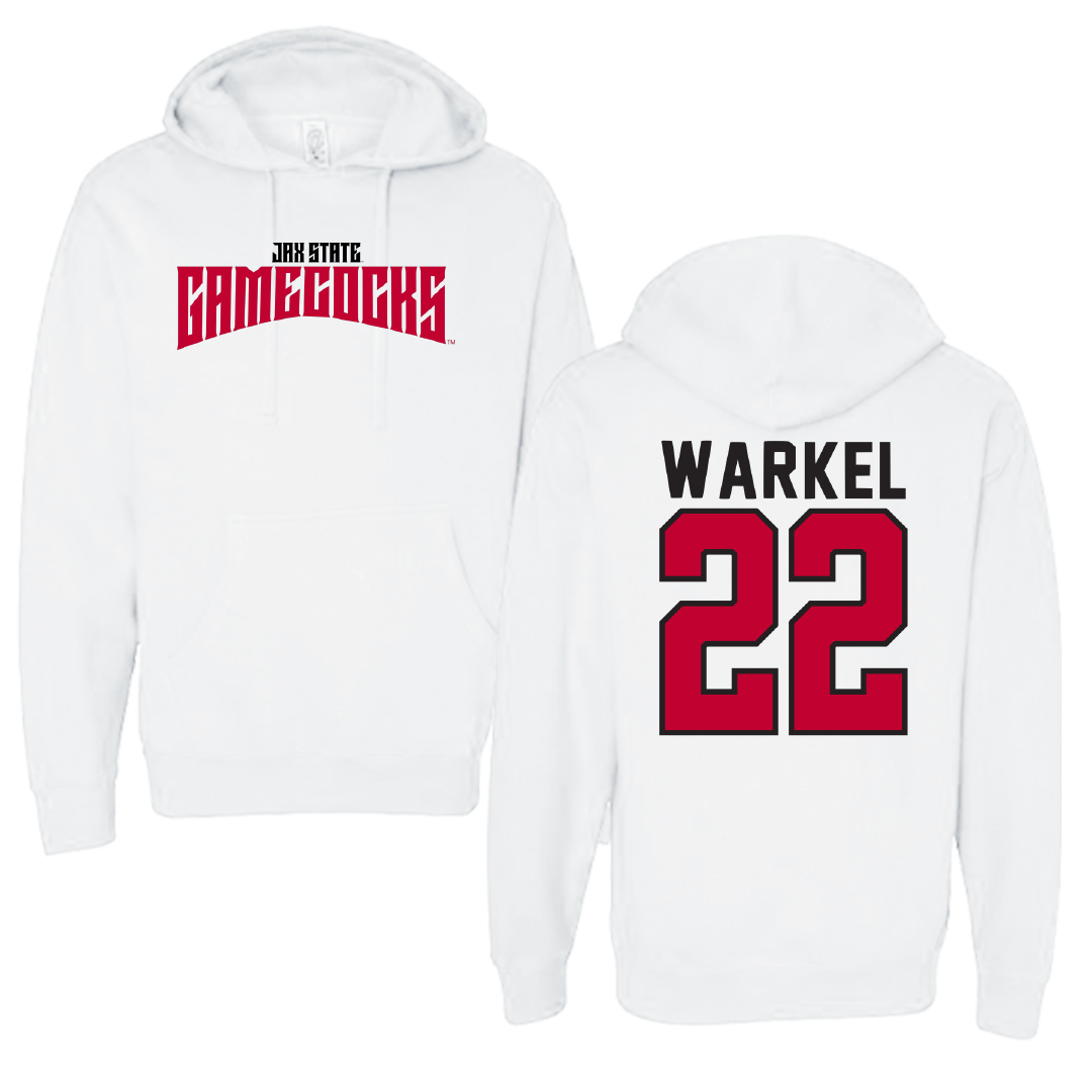 Jacksonville State University Bowling White Classics Hoodie - #22 Anna Warkel