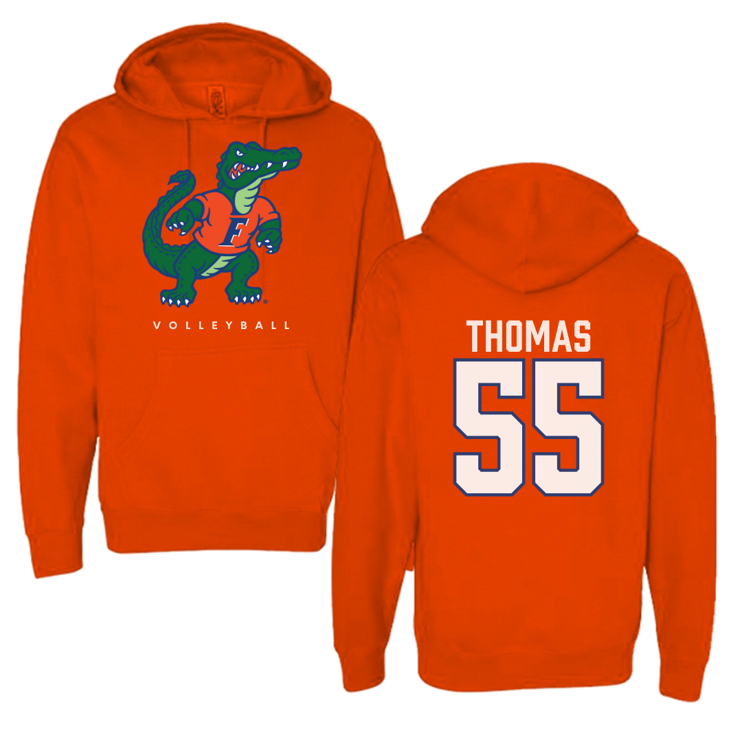 University of Florida Volleyball Orange Hoodie - #55 Amaya Thomas