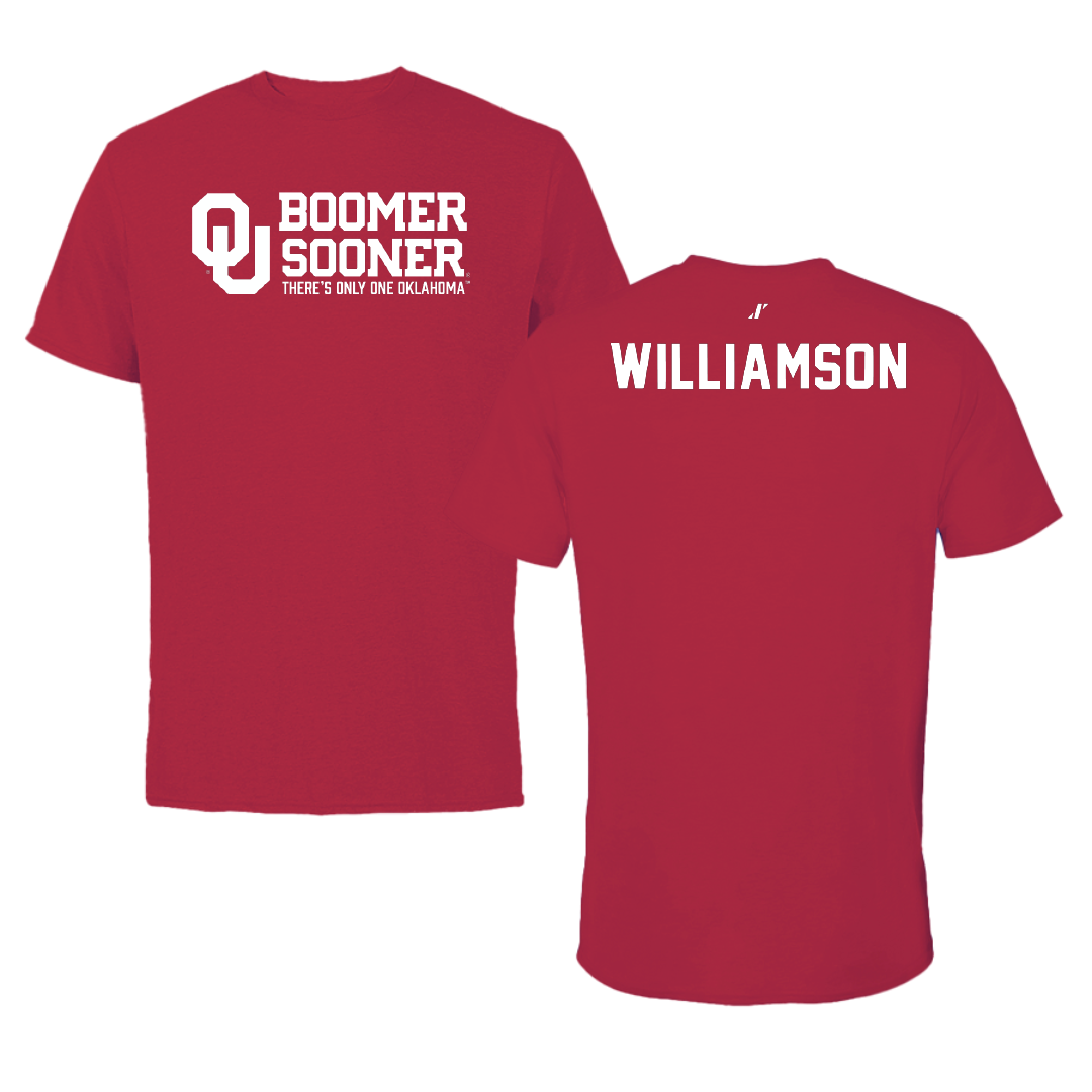 University of Oklahoma TF and XC Crimson General Tee - Grace Williamson