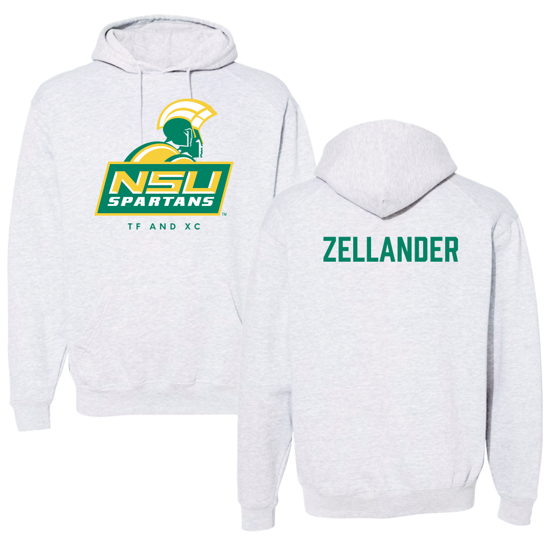 Norfolk State University TF and XC Gray Hoodie - Jeremiah Zellander
