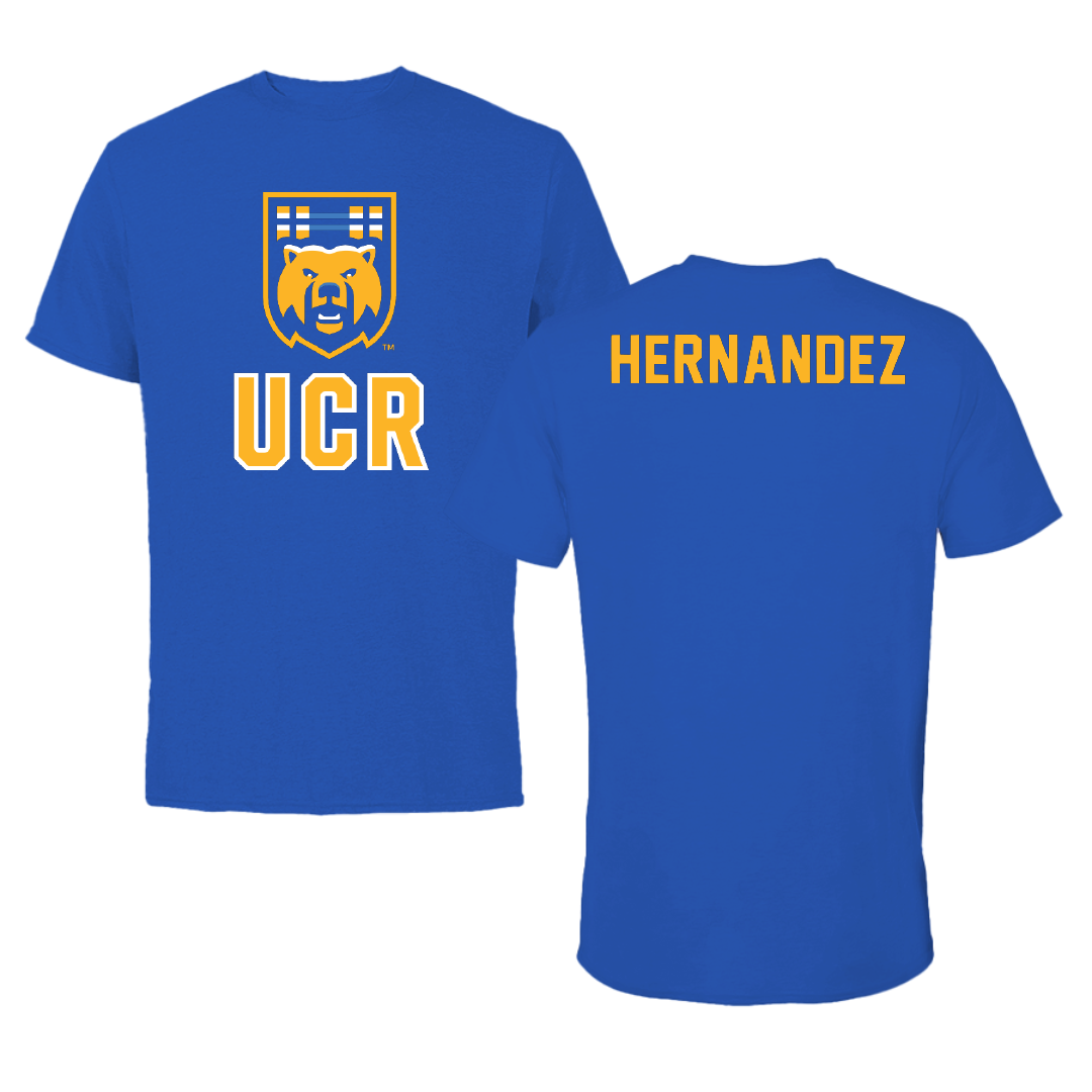 University of California-Riverside TF and XC Blue Performance Tee - Lauren Hernandez