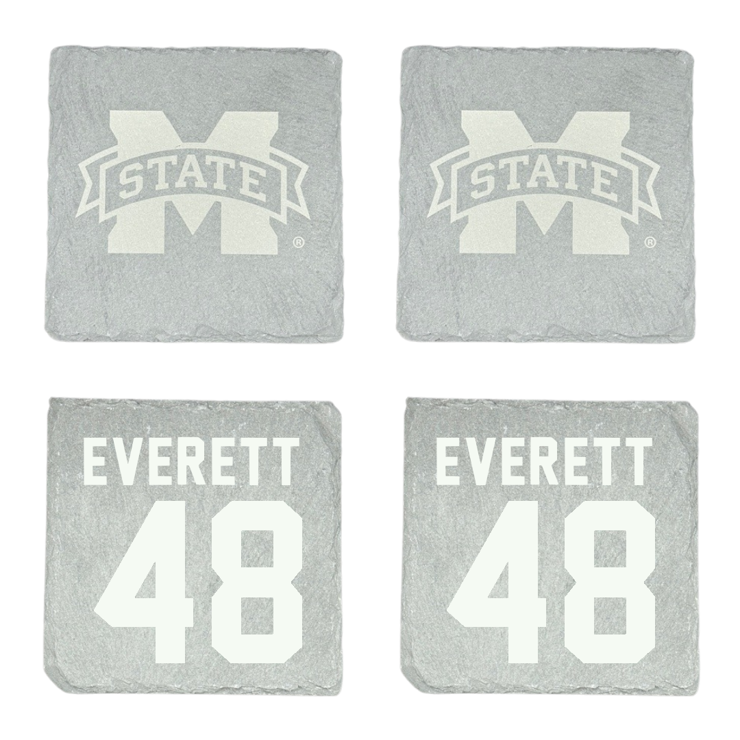 Mississippi State University Softball Stone Coaster (4 Pack)  - #48 Delainey Everett
