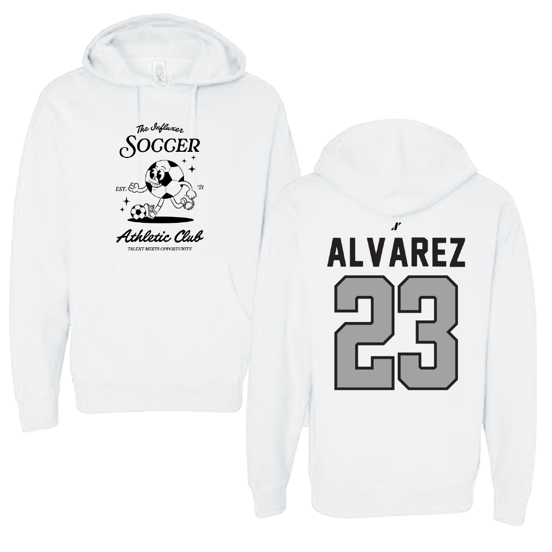 Soccer White Influxer Athletic Club Hoodie - #23 Naomi Alvarez