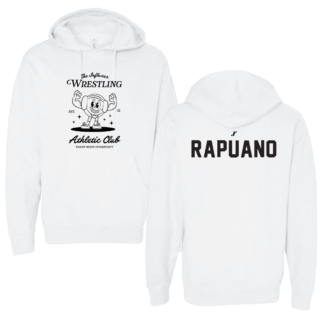 Wrestling White Influxer Athletic Club Hoodie - Michael Rapuano