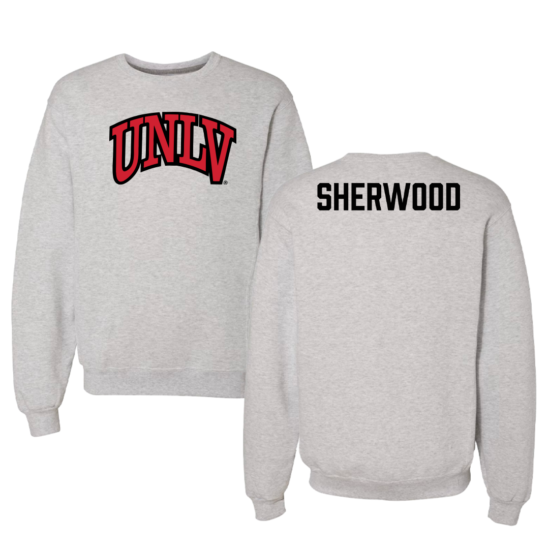 University of Nevada-Las Vegas TF and XC Gray Crewneck - Kamari Sherwood