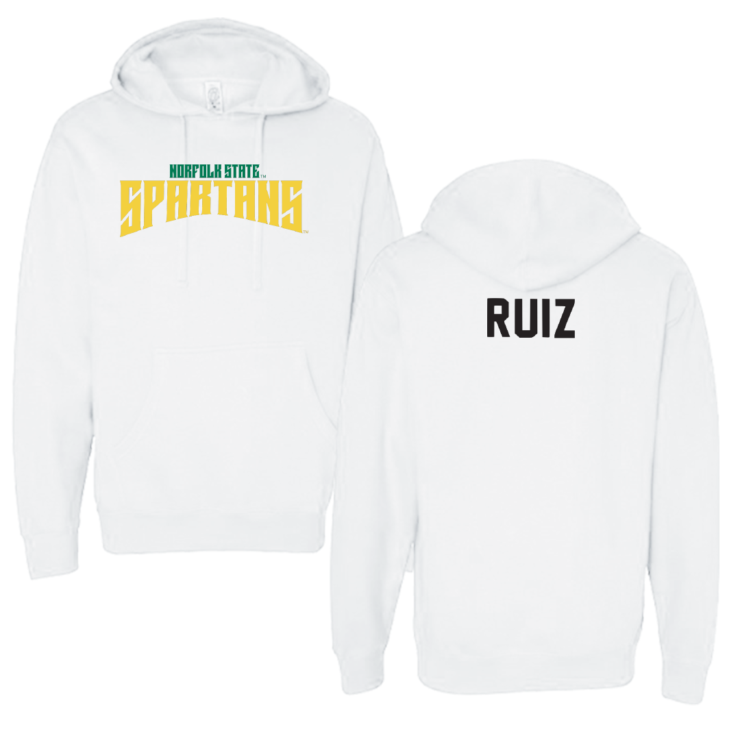 Norfolk State University Tennis White Classic Hoodie - Laura Ruiz