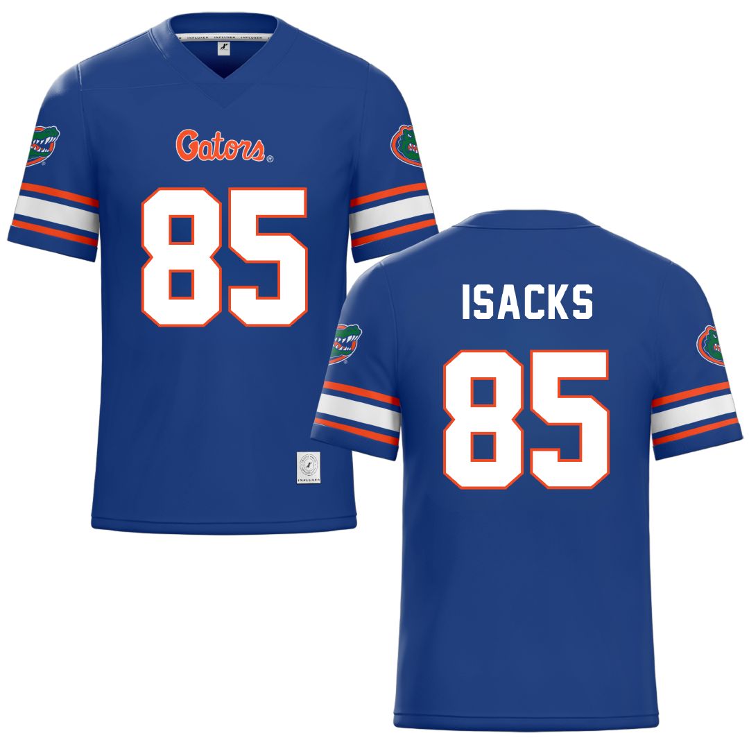 University of Florida Blue Football Jersey - #85 Scott Isacks