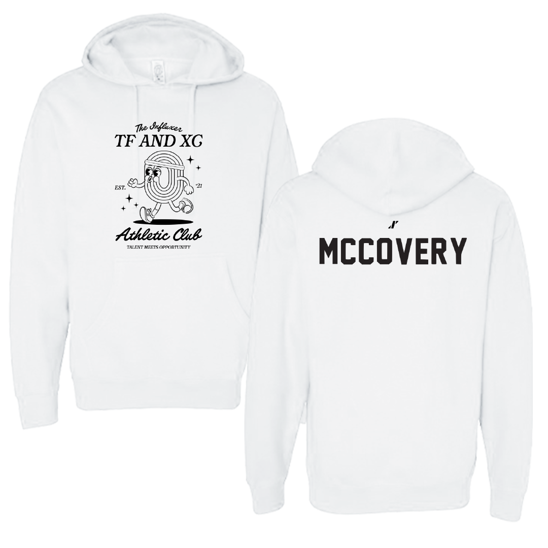 TF and XC White Influxer Athletic Club Hoodie - Langston McCovery