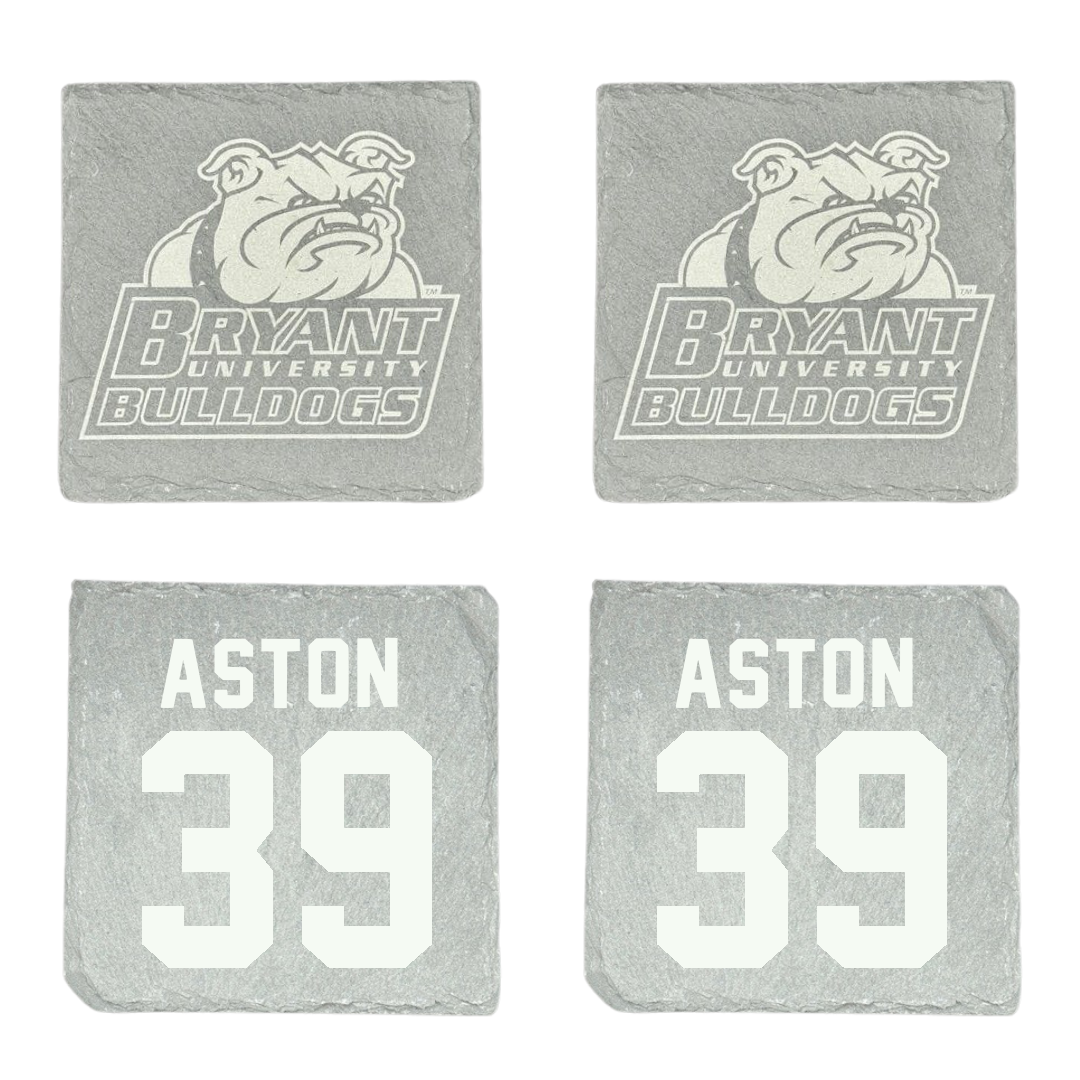 Bryant University Football Stone Coaster (4 Pack)  - #39 Chase Aston