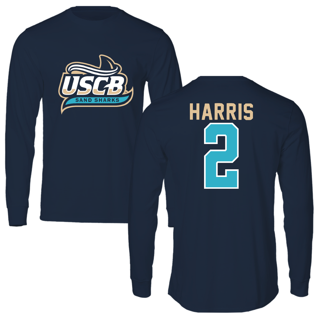 University of South Carolina Beaufort Soccer Navy Long Sleeve - #2 Kennedy Harris