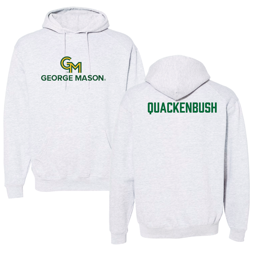 George Mason University Swimming & Diving Gray Hoodie - Matt Quackenbush