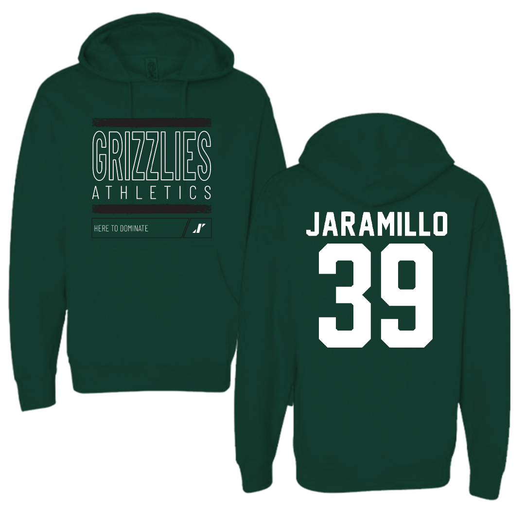 Adams State University Soccer Forest Green Dominate Hoodie - #39 Cassandra Jaramillo