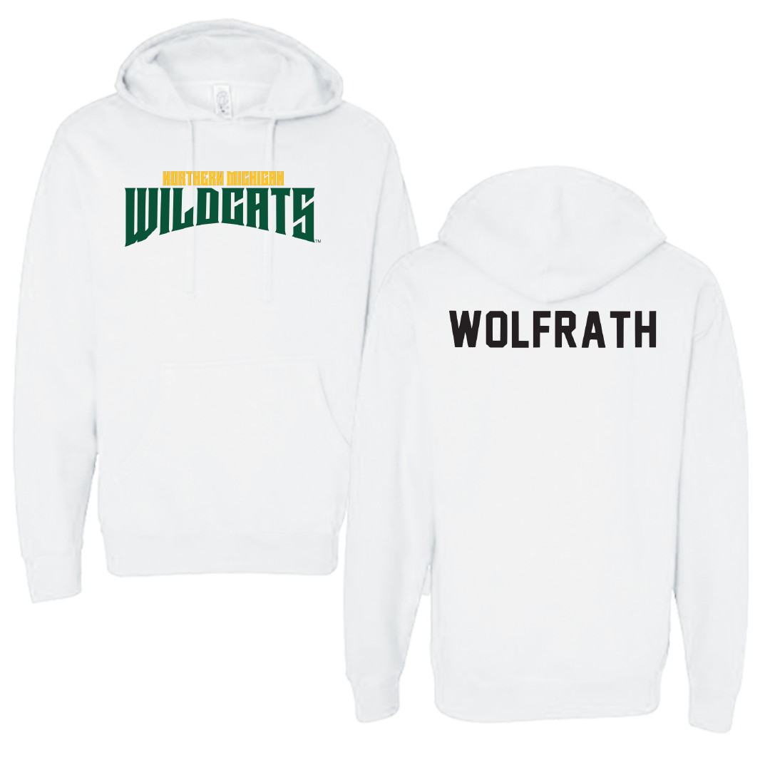 Northern Michigan University TF and XC White Classic Hoodie - Ellyse Wolfrath