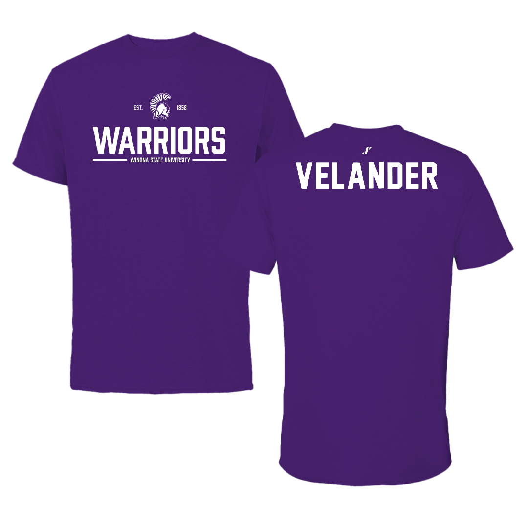 Winona State University Tennis Purple General Tee - Kate Velander