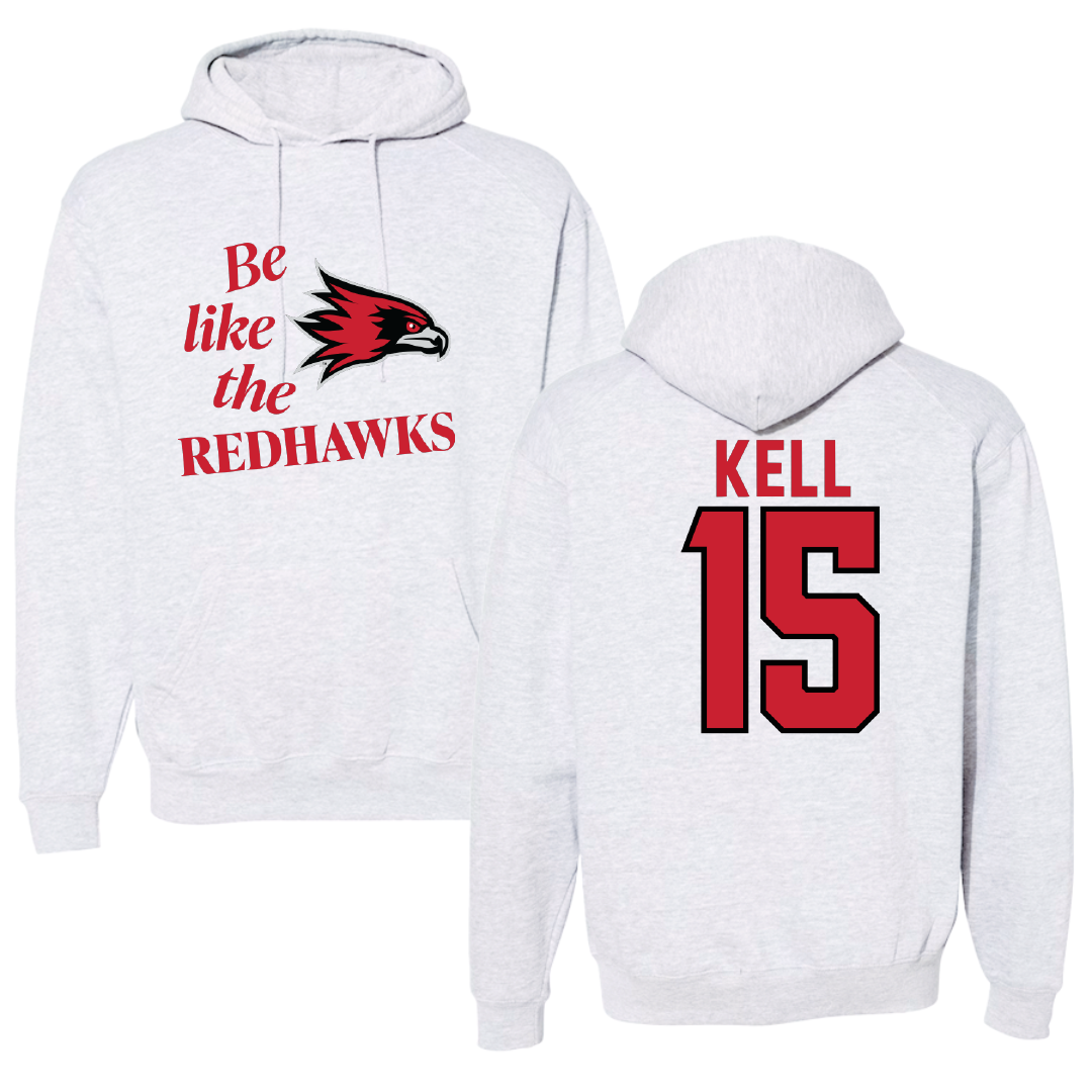 Southeast Missouri State University Softball Light Gray Be Like Us Hoodie - #15 Delaney Kell