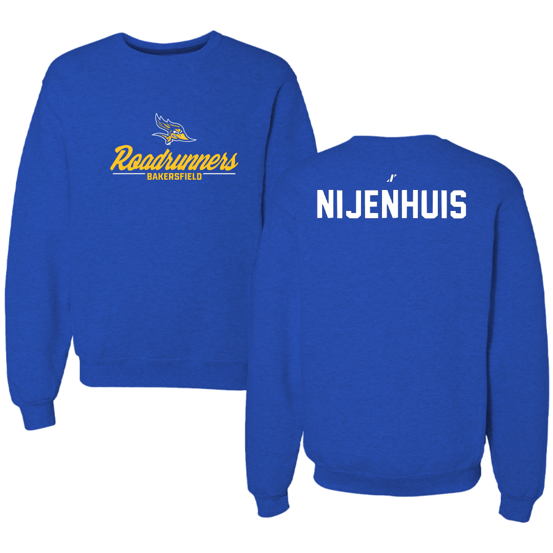 California State University-Bakersfield Wrestling Blue General Crewneck - Gerrit Nijenhuis