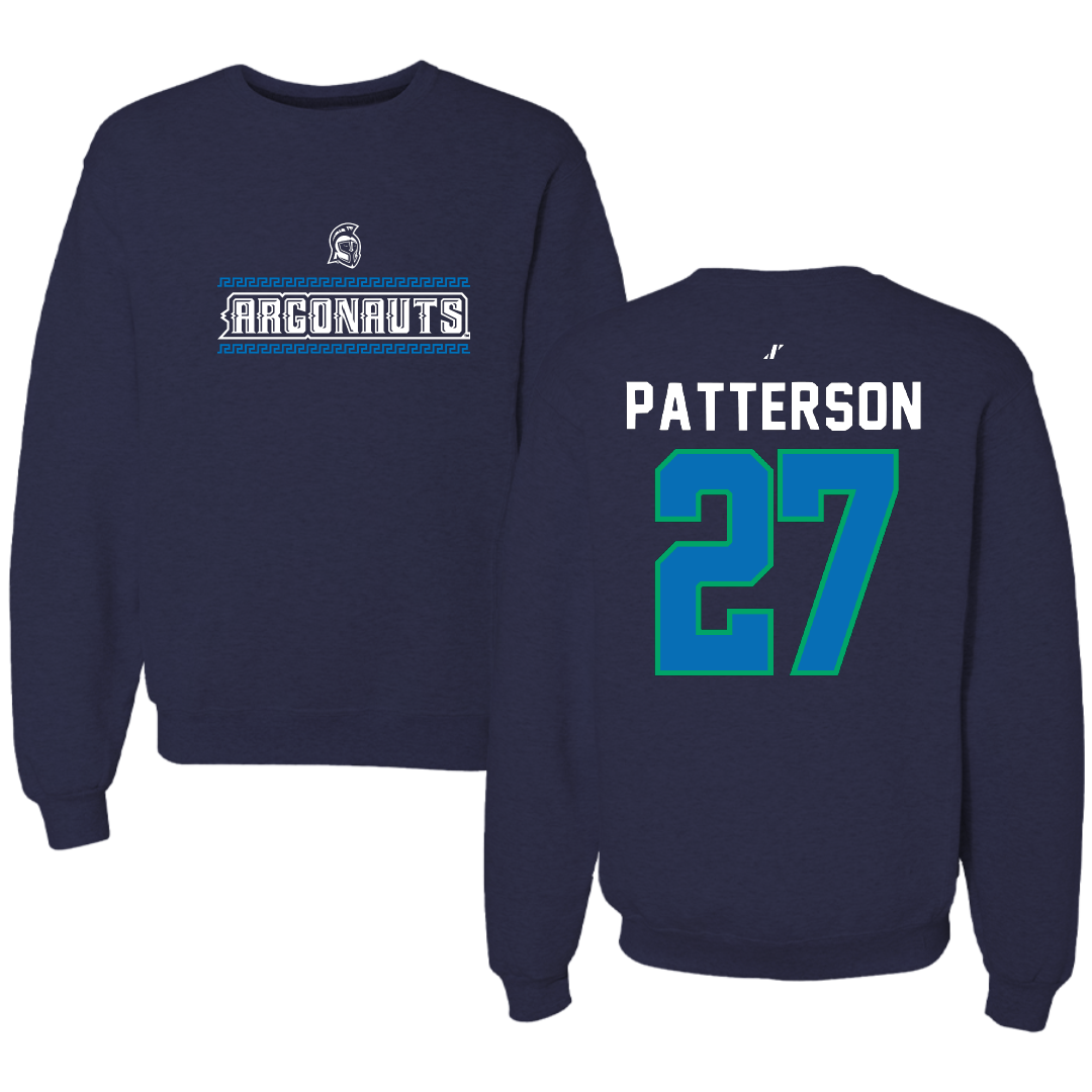 University of West Florida Football Navy General Crewneck - #27 Tyler Patterson