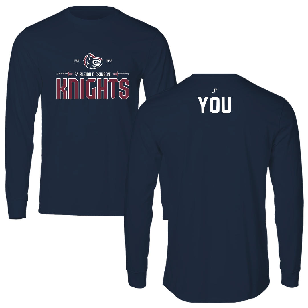 Fairleigh Dickinson University-Metropolitan Campus Golf Navy General Performance Long Sleeve - Kaitlyn You