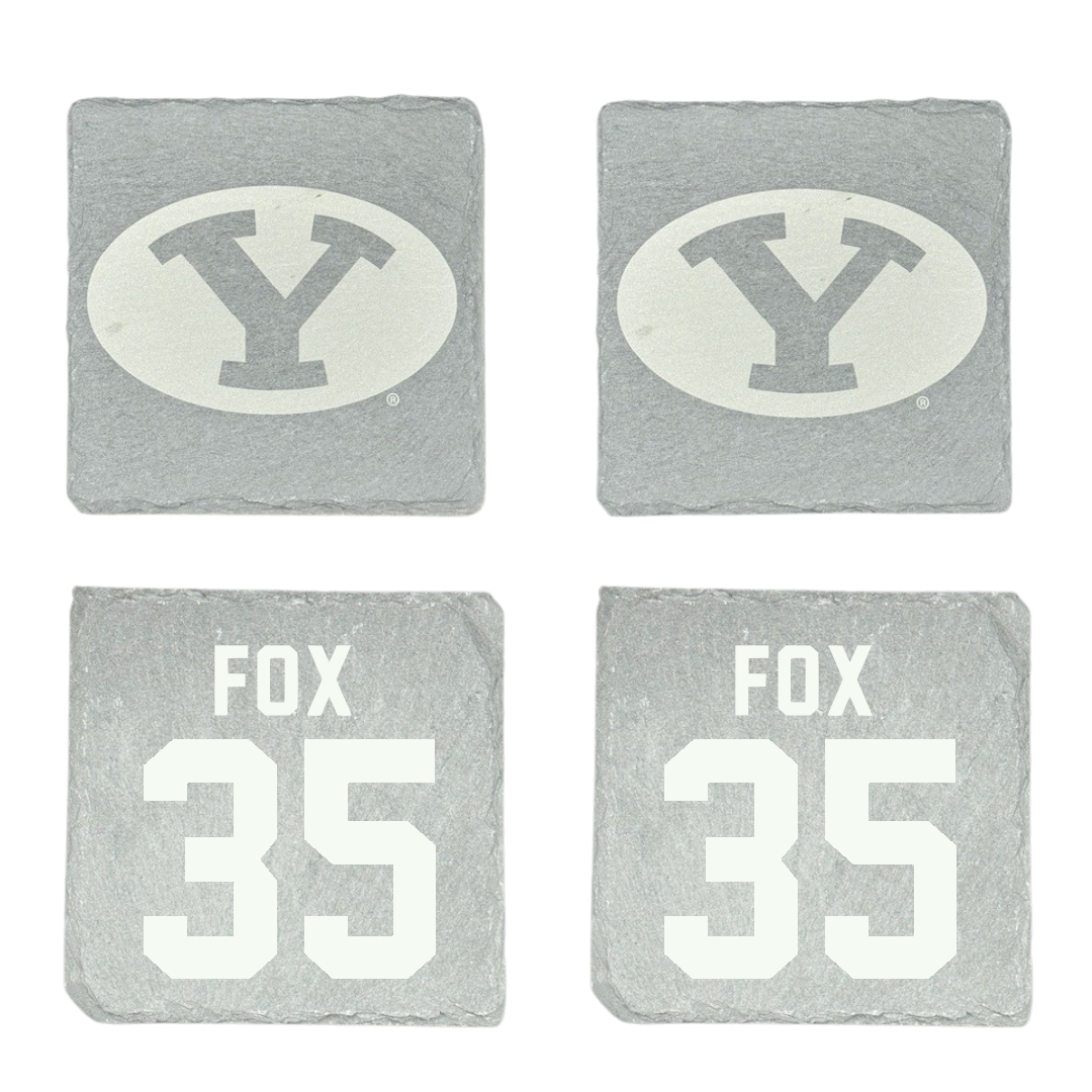 Brigham Young University Baseball Stone Coaster (4 Pack)  - #35 Matthew Fox