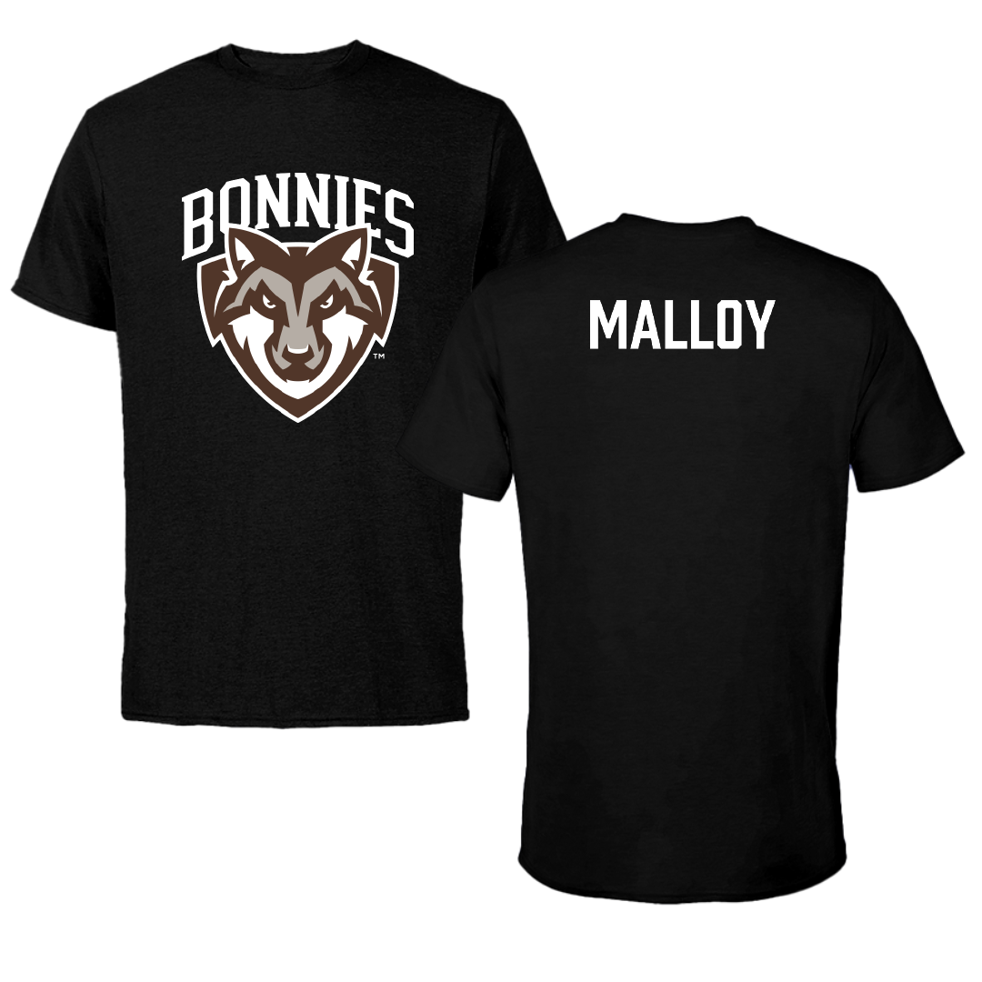 St. Bonaventure University TF and XC Black Tee - Casey Malloy