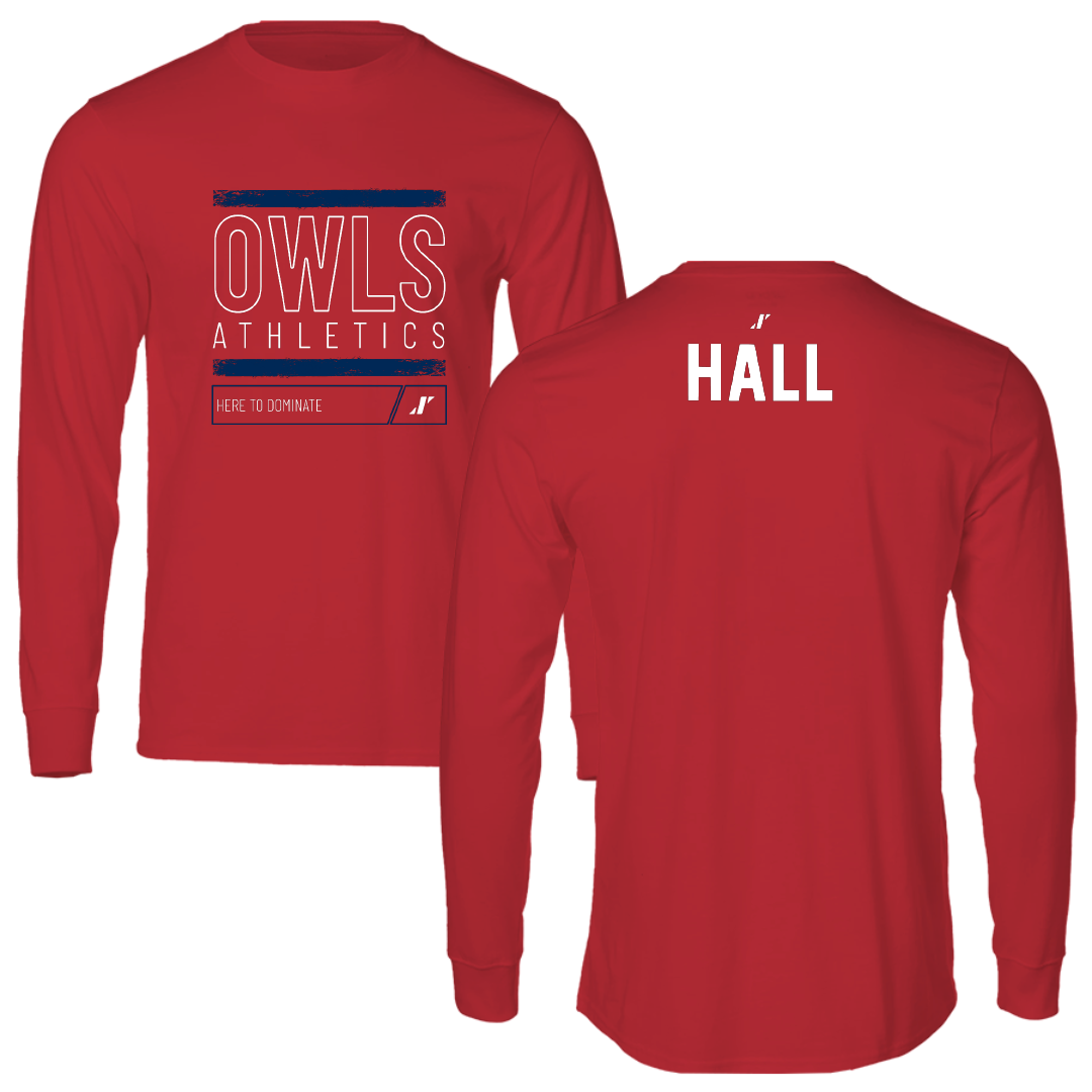 Florida Atlantic University Cheer Red Dominate Long Sleeve - Ashley Hall